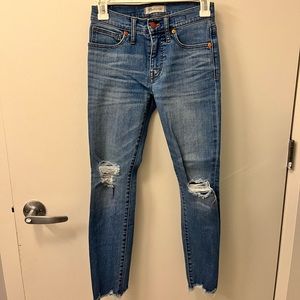 Madewell 9” high rise skinny jean